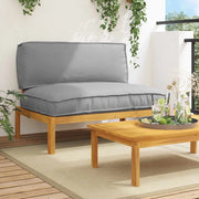 Set di divani Grigio 120 x 92 x 69 cm Legno di Acacia Massello
