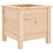 Fioriera rialzata per piante e fiori terrazza/giardino 40 x 40 x 39 cm legno di pino massiccio marrone 02_0037531