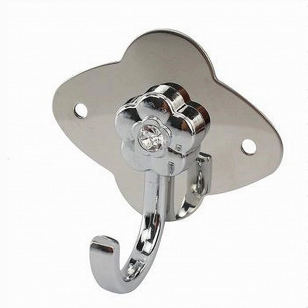 Trade Shop - Appendino Gancio Appendiabiti Porta Asciugamano 1 Posto Bagno Fiori Parete 52672 -