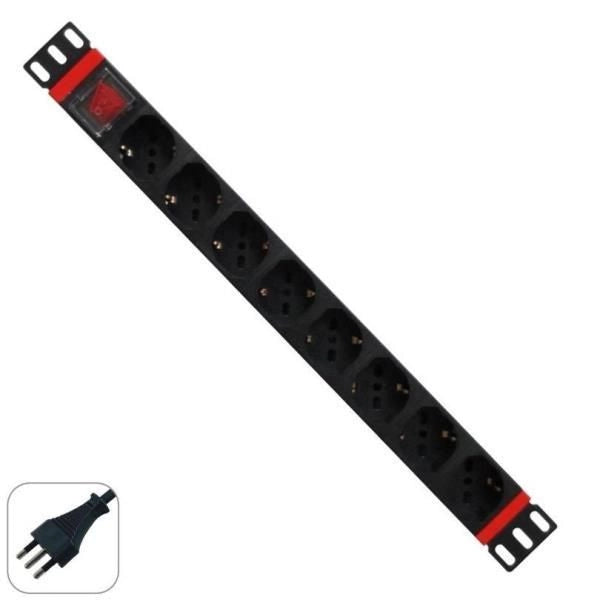 Multipresa 1u 8 prese universali - WPN-PDU-I01-08