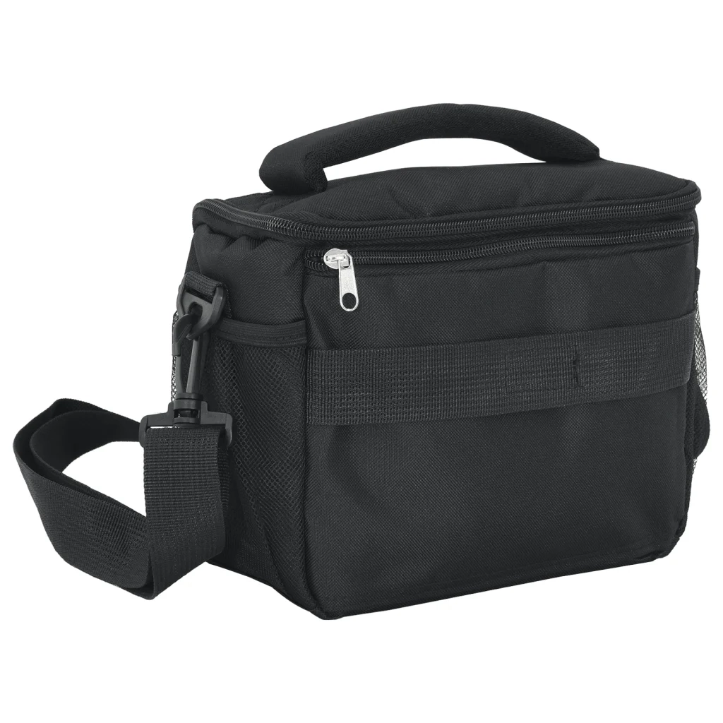 Borsa Fotocamera con Coperta Impermeabile Nera Tessuto Oxford CFW5131317