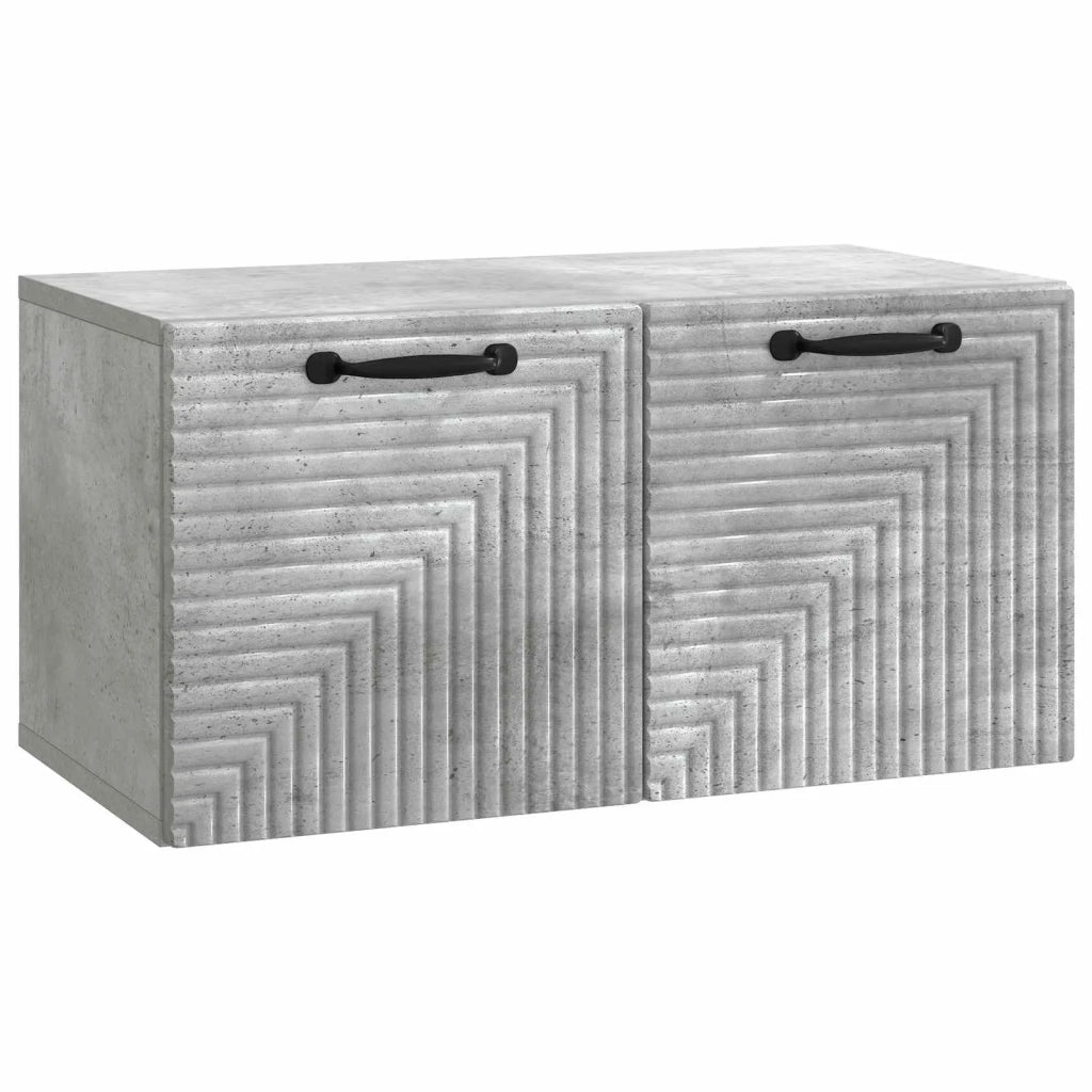 Mobile Porta TV da Muro Grigio Cemento 59,5 x 31 x 30 cm 898708