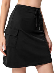 Sportivo Skort per Tennis e Golf con Alta Cintura e Leggins Interno