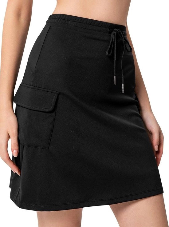 Sportivo Skort per Tennis e Golf con Alta Cintura e Leggins Interno