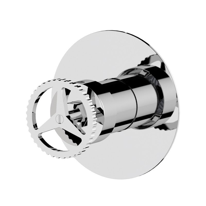 Miscelatore a incasso per vasca o doccia su piastra tonda ultra-piatta - serie Chrono