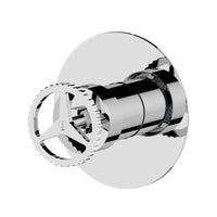 Miscelatore a incasso per vasca o doccia su piastra tonda ultra-piatta - serie Chrono