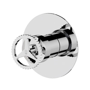 Miscelatore a incasso per vasca o doccia su piastra tonda ultra-piatta - serie Chrono