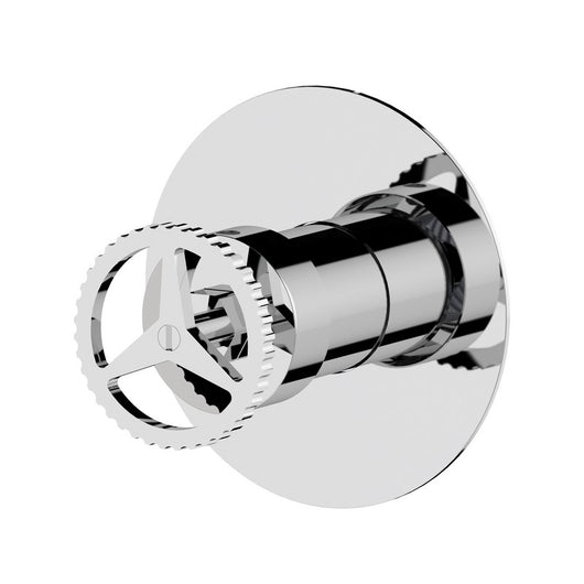 Miscelatore a incasso per vasca o doccia su piastra tonda ultra-piatta - serie Chrono