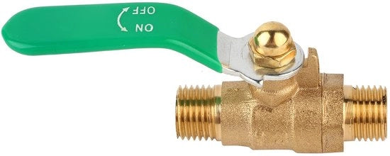 Regolatore di pressione in rame con valvola a doppio senso per compressore di aria (G1/4 pollici)