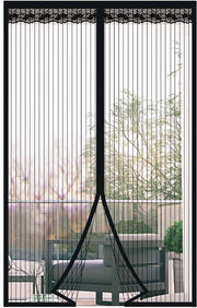 Porta schermo insetti magnetica - 120 x 220 cm - Nero