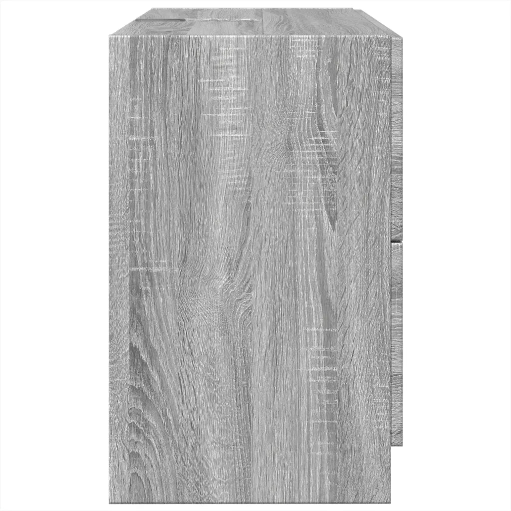 Mobile Lavabo Grigio Sonoma 78x37x59 cm in Truciolare 848120