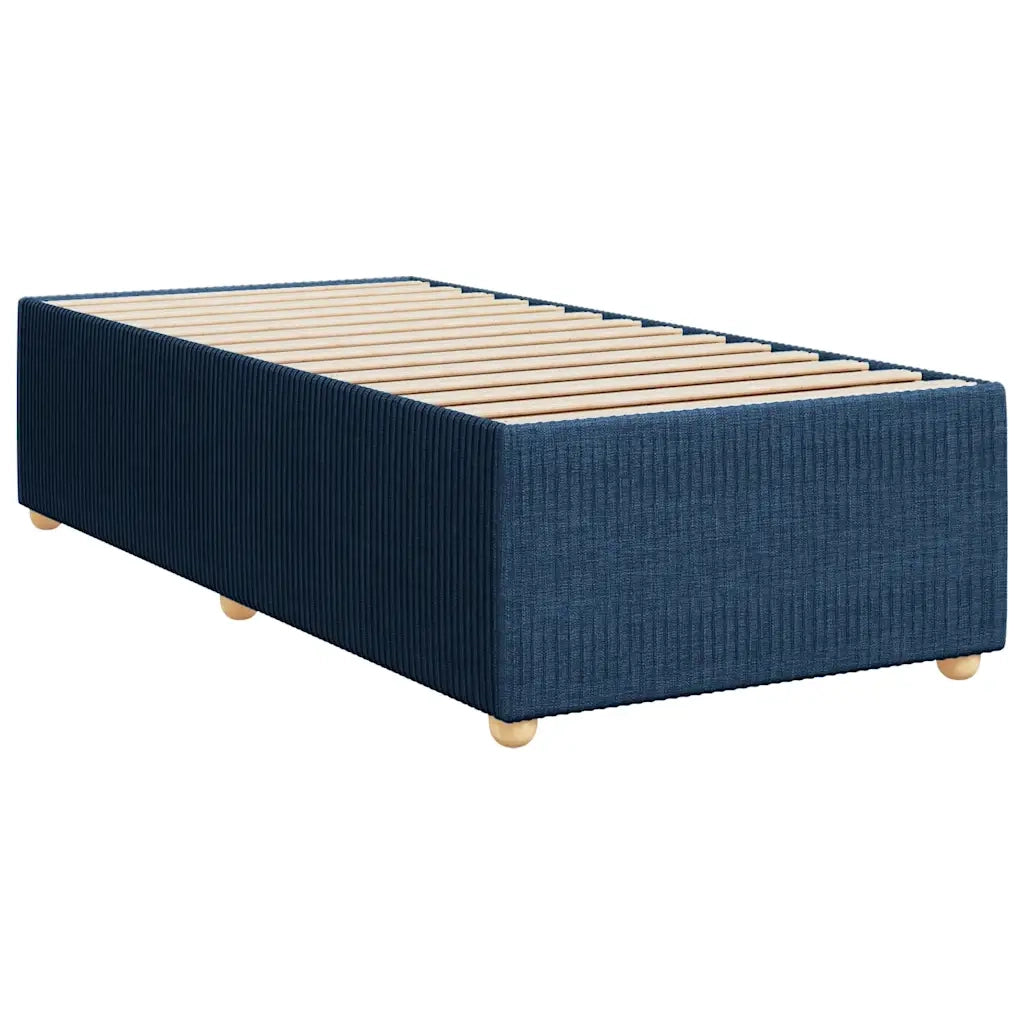 Giroletto senza Materasso-Struttura Letto Blu 90x190 cm in Tessuto 557015