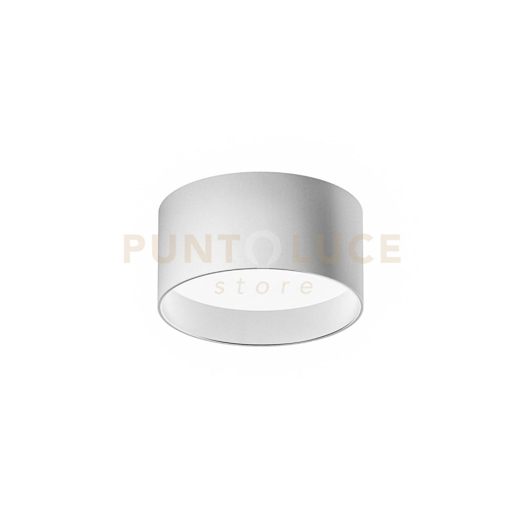 GPL334C- FARETTO LED  IN ALLUMINIO BIANCO SATINATO 3000K 1139LM 15W D.14CM