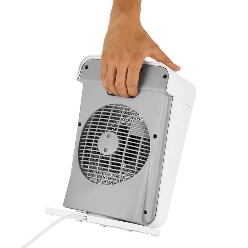 Unold 86450 stufetta elettrica Interno Grigio, Bianco 2000 W Riscaldatore ambiente elettrico con ventilatore