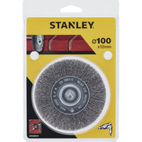 piranha/stanley x36010 spazzola acciaio circolari diametro 100 cod:ferx.44855
