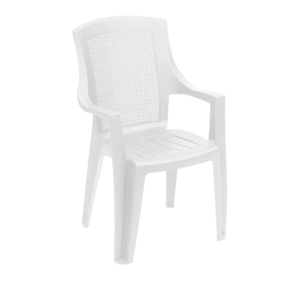 Masainass, Sedia da Esterno una Sedia Made in Italy, Bianco