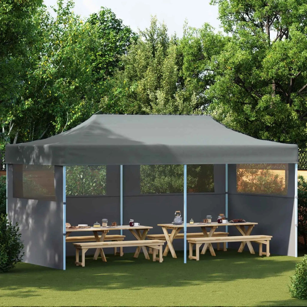 Tenda Party-Tenda da festa Antracite 291 x 580 x 315 cm Tessuto Oxford 936237