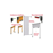 Zanzariera Stop Inset marrone orizzontale 120×250 cm – Stop Inset