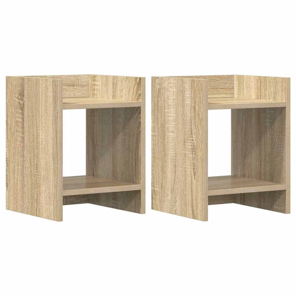 Supporto per piante | Sostegno per piante 2 pz Rovere Sonoma 30 x 30 x 40 cm