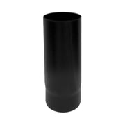 Canna fumaria Tubo 0,5 mt DN 130  smaltato nero 600 gradi stufa legna CE Made in Italy