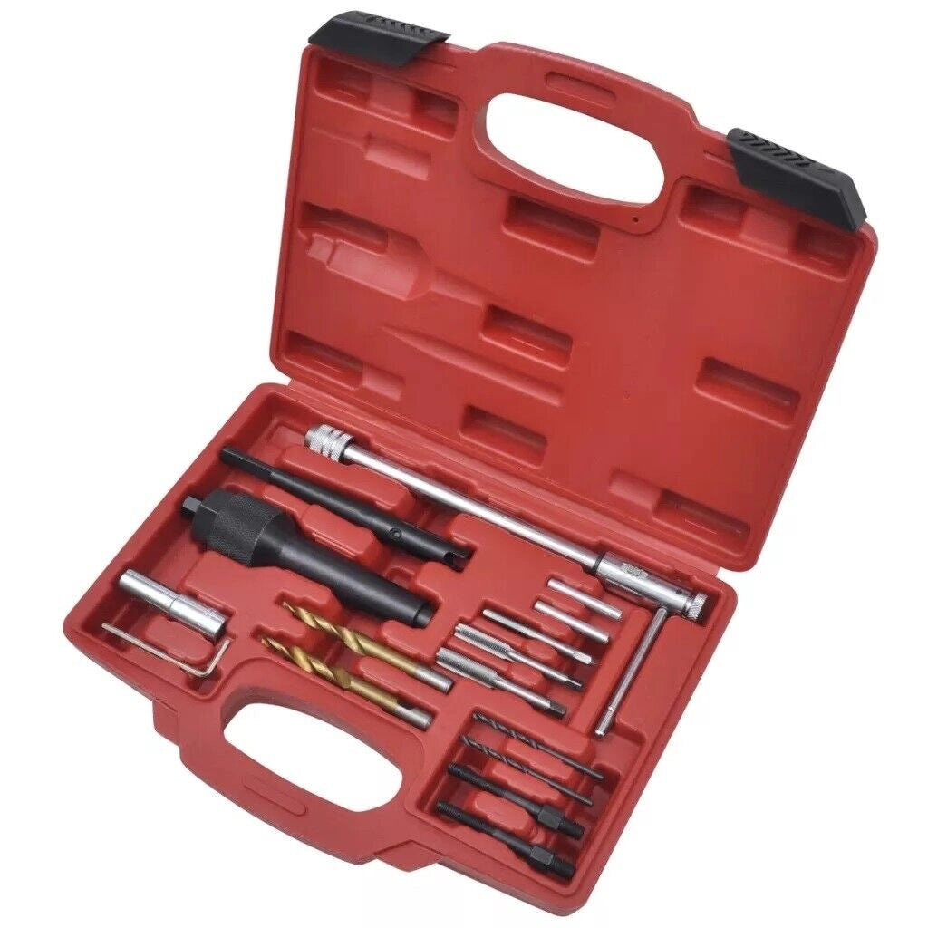 Set rimozione candele candelette 16 pezzi Utensili estrazione candele auto