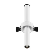 Maytoni Lampada da Incasso Focus T 1 luce LED integrato bianco alluminio