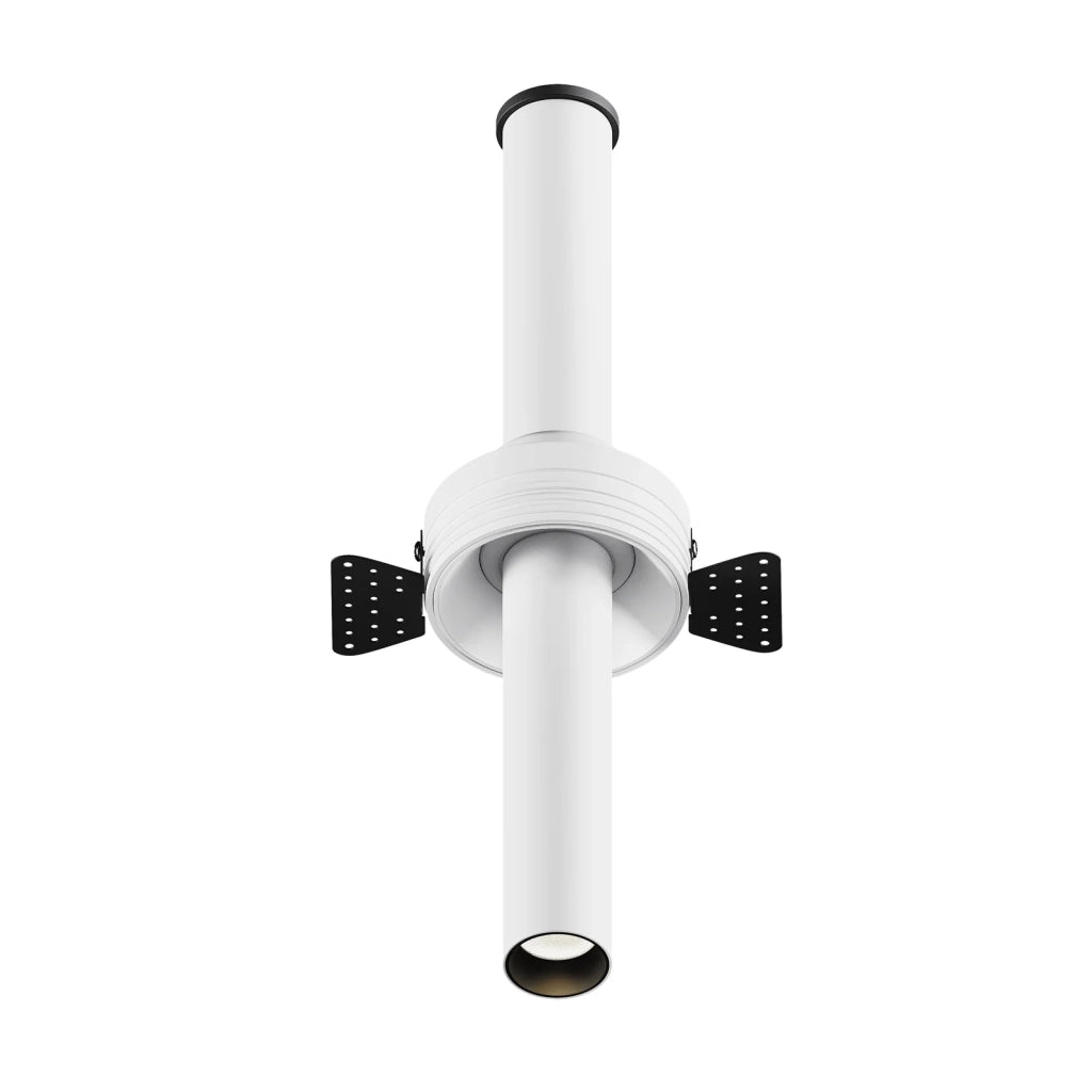 Maytoni Lampada da Incasso Focus T 1 luce LED integrato bianco alluminio