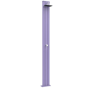 Doccia Solare In Alluminio Spring S 30 Litri Con Miscelatore Colore Viola Cv-A200/4005
