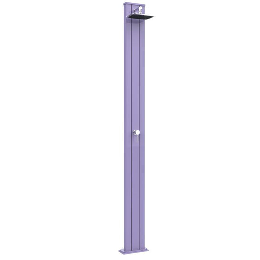 Doccia Solare In Alluminio Spring S 30 Litri Con Miscelatore Colore Viola Cv-A200/4005