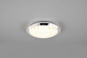 UMBERTO H2O PLAFONIERA LED 12W 1160lm, 3000K BORDO CROMO IP44 D. 29CM