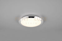 UMBERTO H2O PLAFONIERA LED 12W 1160lm, 3000K BORDO CROMO IP44 D. 29CM