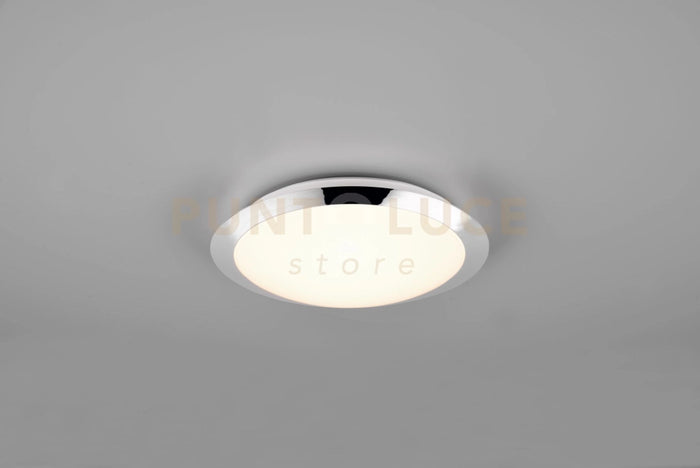 UMBERTO H2O PLAFONIERA LED 12W 1160lm, 3000K BORDO CROMO IP44 D. 29CM