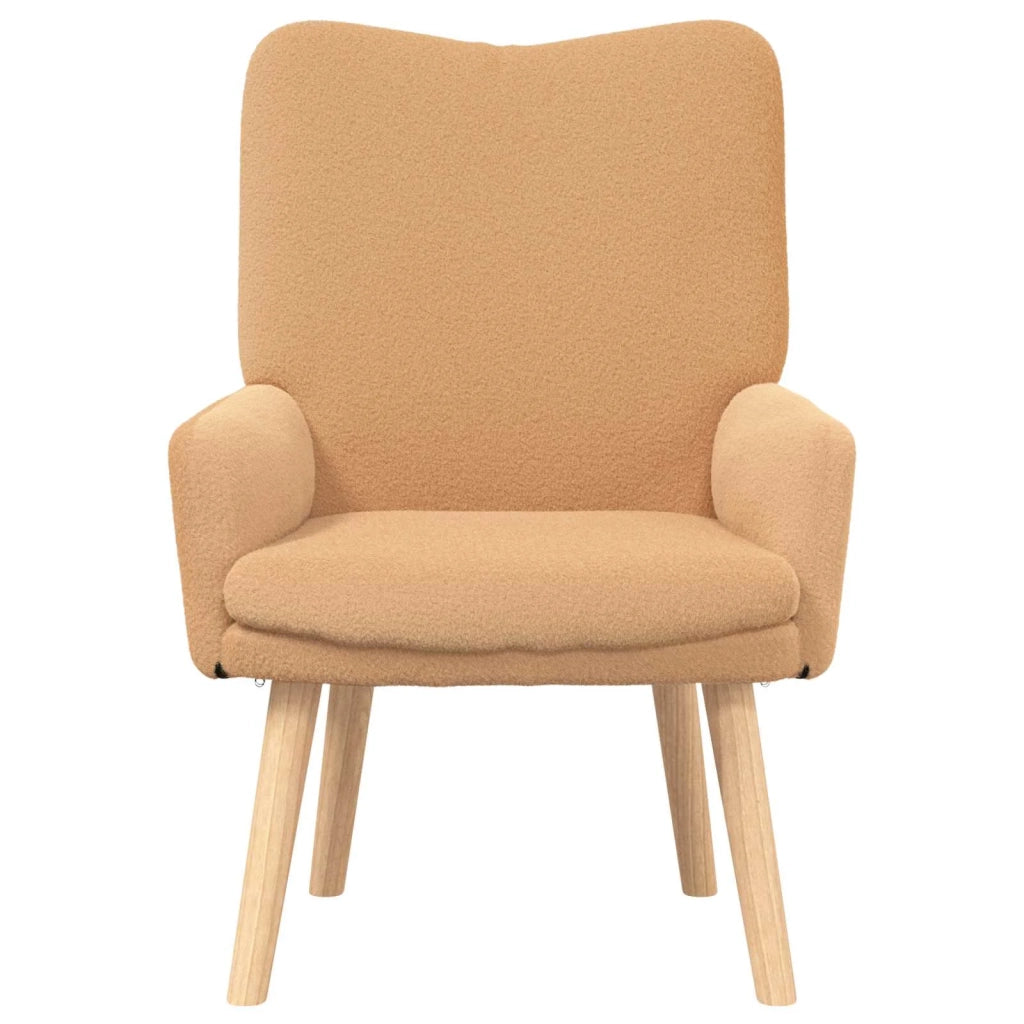 Poltroncina-Poltrona Beige 63 x 67 x 94 cm Poliestere e compensato