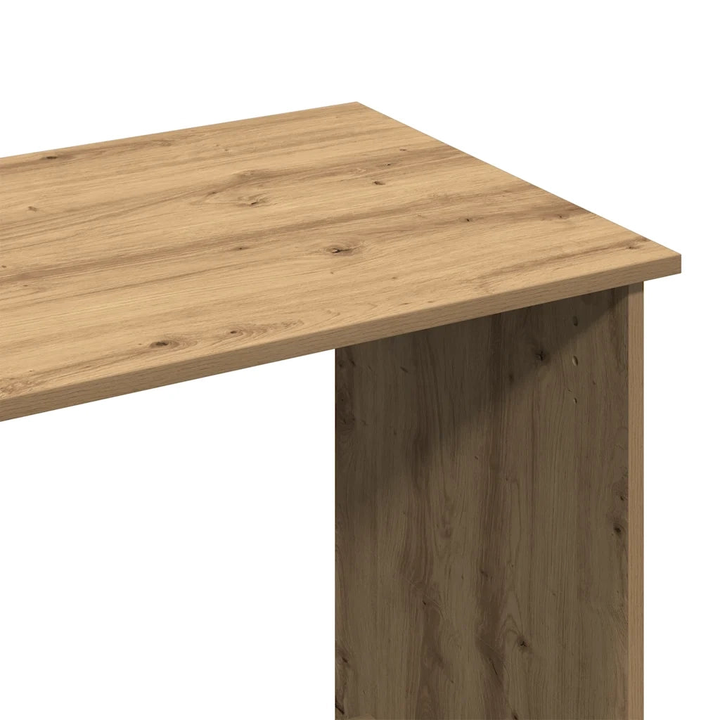 Scrivania Rovere Artigianale 80x40x75 cm in Legno Multistrato 860462