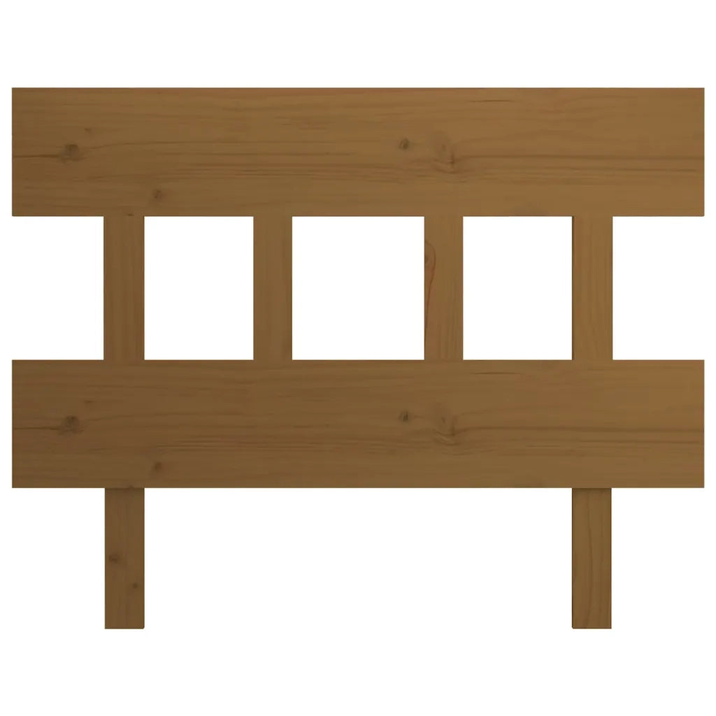 Testiera | Testata per Letto ambra 93,5x3x81 cm in Legno Massello di Pino