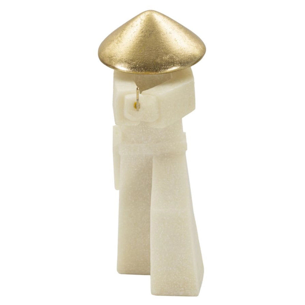 Scultura Giappone 1, Oro, Poliresina, 34x12x30 cm