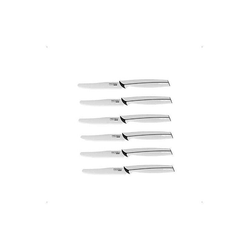 PEDRINI SET 6 COLTELLI DA BISTECCA IN COLORE BIANCO