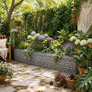 Gabion Raised Bed Galvanized Steel 360x30x30 Cm