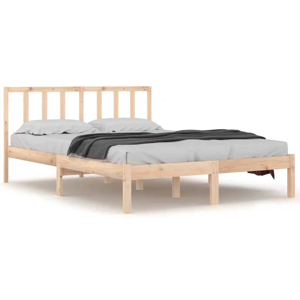 Giroletto-Struttura Letto in Legno Massello di Pino 140x200 cm 194849