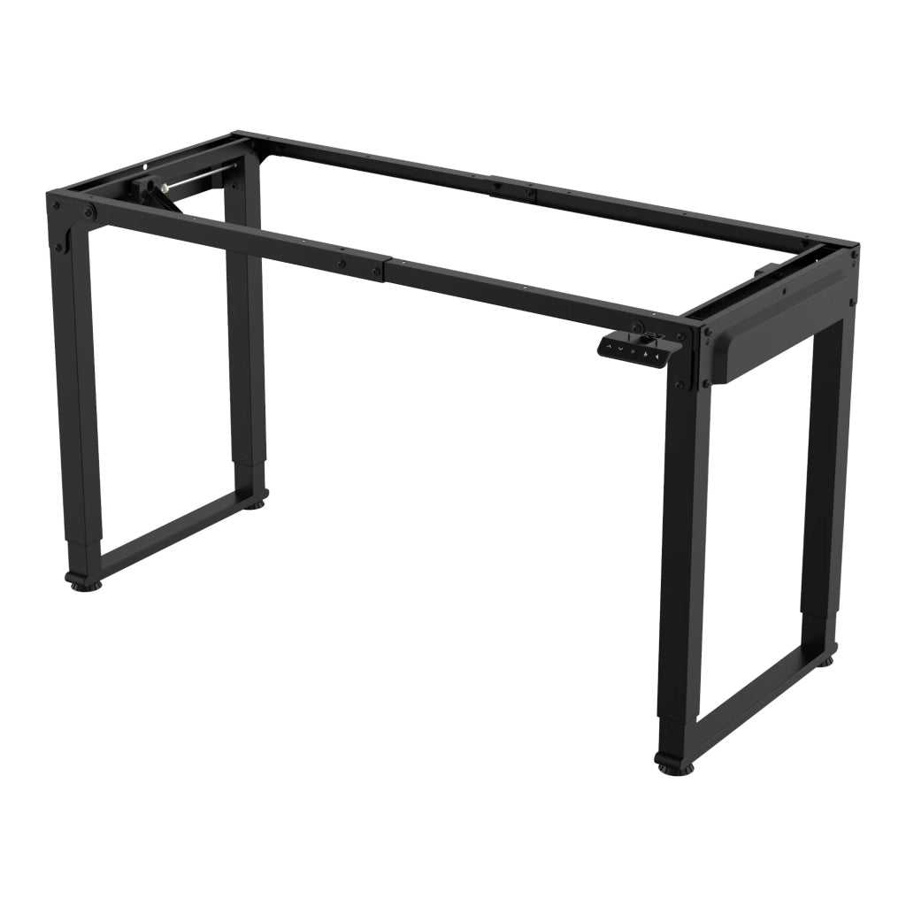 Gamba elettrica per tavolo con altezza regolabile in acciaio legato altezza 70-115 cm nera 03_0010263