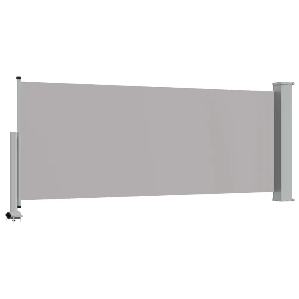Tenda da Sole Laterale Retrattile 100 x 300 cm Grigia