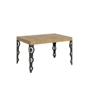 Tavolo allungabile 90x120/224 cm Karamay telaio Antracite - Quercia Natura