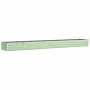 Fioriera | Cassetta per fiori | Vaso Verde Pastello 580 x 100 x 45 cm Acciaio zincato