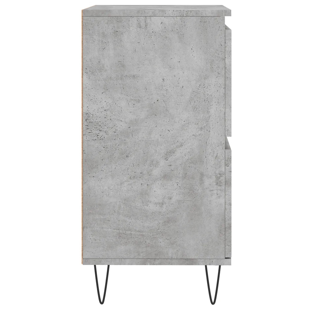 Credenza-Buffet-Armadio da cucina Grigio Cemento 60x35x70 cm in Legno Multistrato 626176