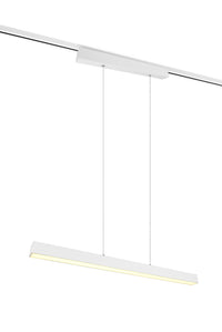 Lampada a Sospensione da Interno a led in Metallo Bianco Opaco