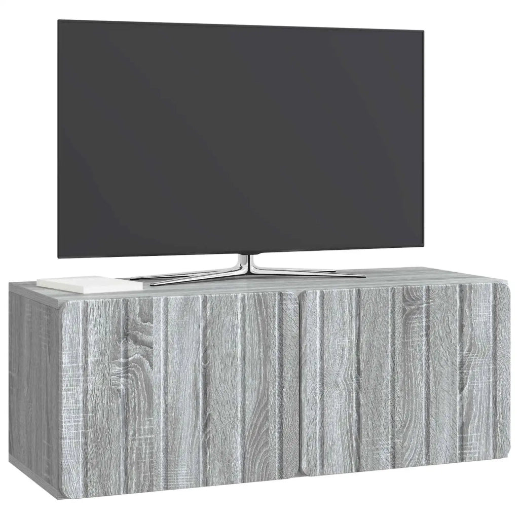 Mobile Porta TV da Muro Grigio Sonoma 78,5 x 31 x 30 cm
