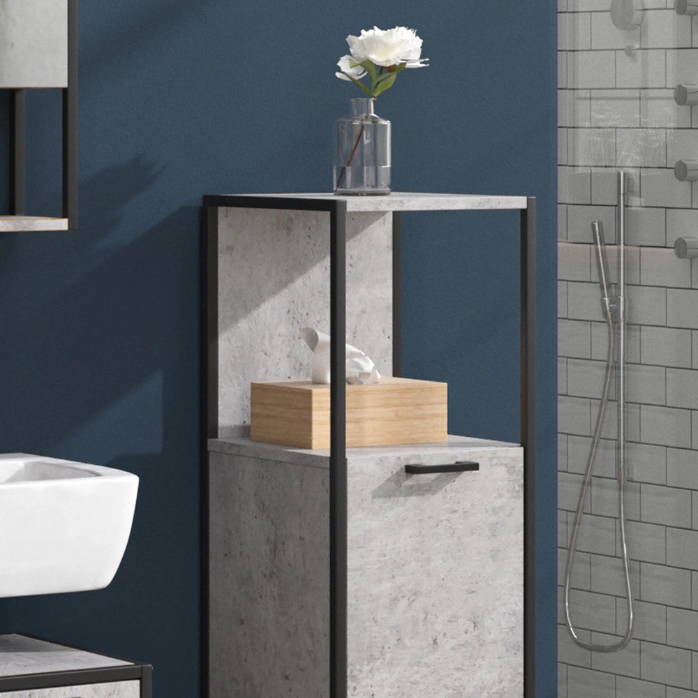 Vicco Mobiletto bagno Calcestruzzo 33 x 120.4 cm