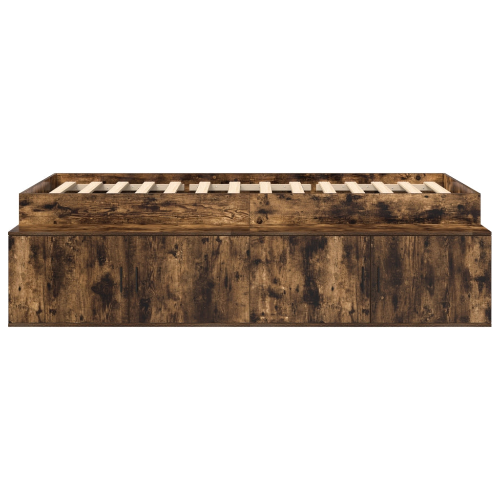 Struttura Letto Rovere Affumicato 90x200 cm