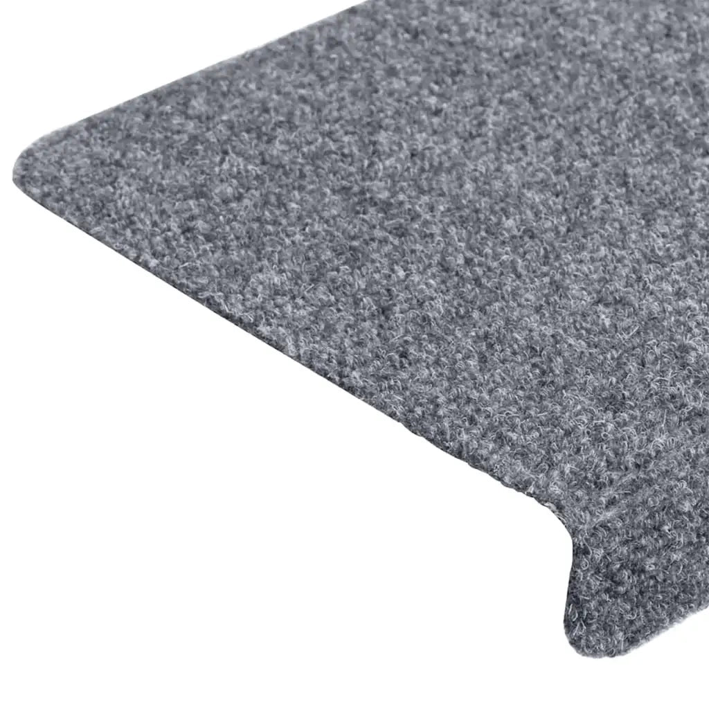 Tappetini Autoadesivi per Scale 20 pz Grigio Chiaro 65x21x4 cm