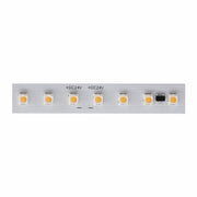 Striscia LED Professionale Fine 76 5 metri 24V 18W/m 3000K Luce Calda CRI>80 IP20 per Illuminazione d'Accento con Ottica Integrata 36 Gradi